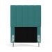 Cabeceira Nashira 90 para Cama de Solteiro Z-016 Sued Azul Turquesa Aradecor