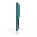 Cabeceira Nashira 90 para Cama de Solteiro Z-016 Sued Azul Turquesa Aradecor