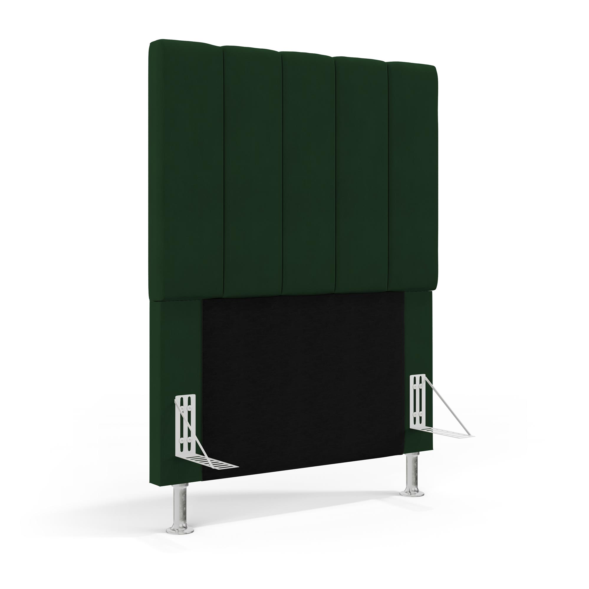 Cabeceira Nashira 90 para Cama de Solteiro Z-018 Sued Verde Aradecor