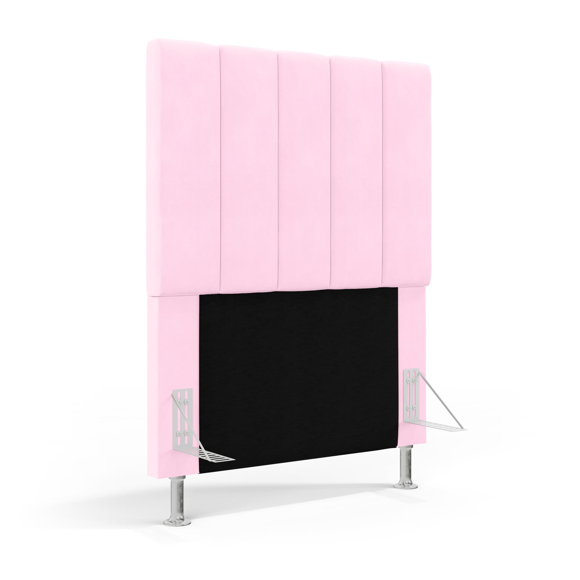 Cabeceira Nashira 90 para Cama de Solteiro Z-021 Sued Rosa Bebê Aradecor