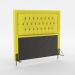 Cabeceira Pegasus 140 Para Cama de Casal Sued Amarelo Aradecor