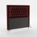 Cabeceira Pegasus 140 Para Cama de Casal Sued Bordô Aradecor