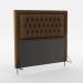 Cabeceira Pegasus 140 Para Cama de Casal Sued Marrom Aradecor