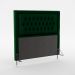 Cabeceira Pegasus 160 Decorativa de Cama Queen N-026 Veludo Verde Aradecor
