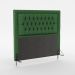 Cabeceira Pegasus 160 Para Cama Queen Sued Verde Aradecor