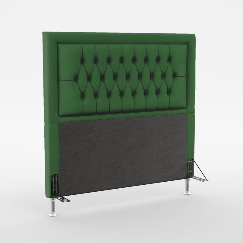 Cabeceira Pegasus 160 Para Cama Queen Sued Verde Aradecor