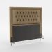 Cabeceira Pegasus 195 Para Cama King Sued Capuccino Aradecor