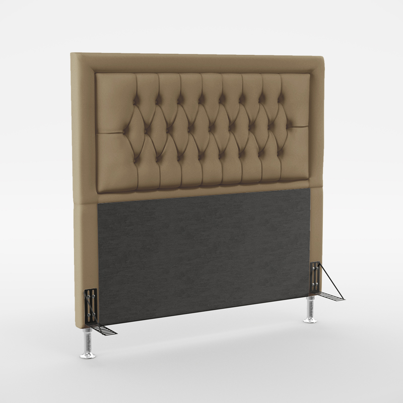 Cabeceira Pegasus 195 Para Cama King Sued Capuccino Aradecor