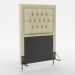 Cabeceira Pegasus 90 Para Cama de Solteiro Sued Bege Aradecor