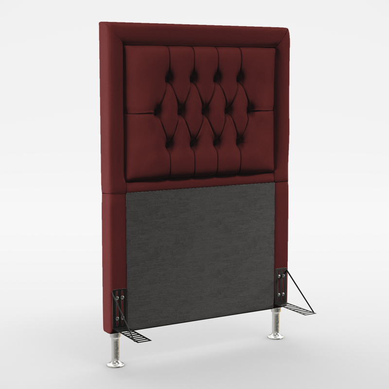 Cabeceira Pegasus 90 Para Cama de Solteiro Sued Bordô Aradecor