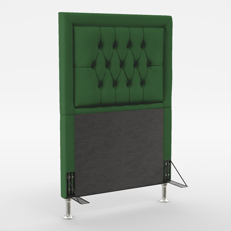Cabeceira Pegasus 90 Para Cama de Solteiro Sued Verde Aradecor