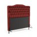 Cabeceira Pollux 140 Decorativa de Cama Casal A-020 Couro Artificial Vermelho Aradecor