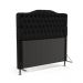 Cabeceira Pollux 140 Decorativa de Cama Casal N-024 Veludo Preto Aradecor