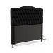 Cabeceira Pollux 140 Para Cama de Casal Couro Artificial Preto Aradecor
