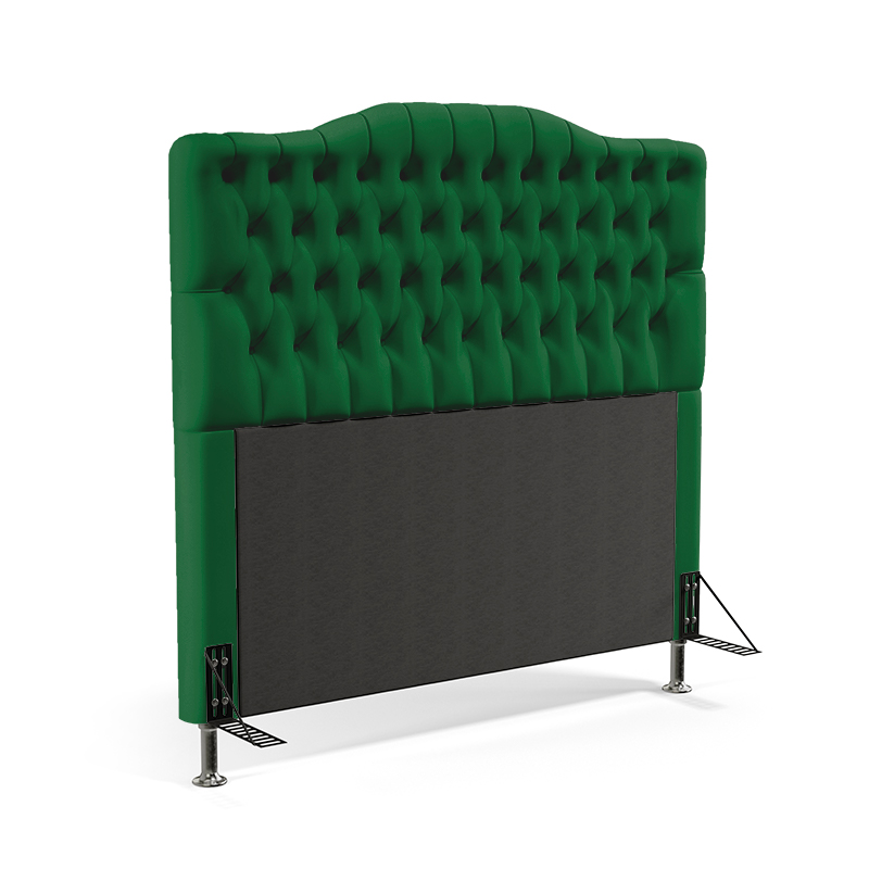 Cabeceira Pollux 140 Para Cama de Casal Sued Verde Aradecor