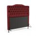 Cabeceira Pollux 160 Decorativa de Cama Queen N-033 Veludo Vermelho Aradecor