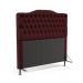 Cabeceira Pollux 160 Decorativa de Cama Queen N-034 Veludo Bordô Aradecor