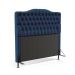 Cabeceira Pollux 195 Para Cama King Sued Azul Marinho Aradecor