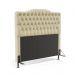 Cabeceira Pollux 195 Para Cama King Sued Bege Aradecor