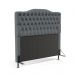 Cabeceira Pollux 195 Para Cama King Sued Cinza Aradecor
