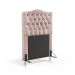 Cabeceira Pollux 90 Decorativa de Cama Solteiro N-031 Veludo Rosê Claro Aradecor