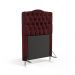 Cabeceira Pollux 90 Decorativa de Cama Solteiro N-034 Veludo Bordô Aradecor