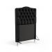 Cabeceira Pollux 90 Para Cama de Solteiro Couro Artificial Preto Aradecor