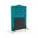 Cabeceira Pollux 90 Para Cama de Solteiro Sued Azul Turquesa Aradecor