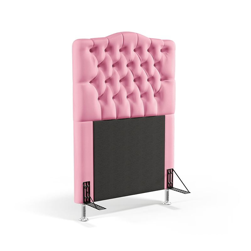 Cabeceira Pollux 90 Para Cama de Solteiro Sued Rosê Aradecor