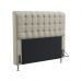 Cabeceira Rana 140 Para Cama de Casal Courino Bege Aradecor