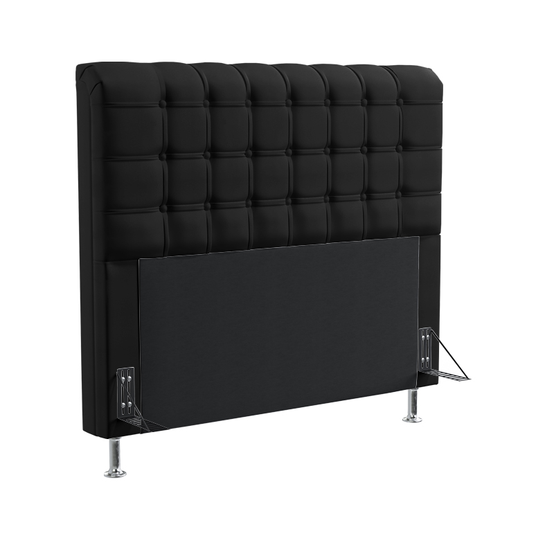 Cabeceira Rana 140 Para Cama de Casal Sued Preto Aradecor