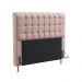 Cabeceira Rana 160 Decorativa de Cama Queen N-031 Veludo Rosê Claro Aradecor
