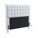 Cabeceira Rana 160 Para Cama Queen Couro Artificial Branco Aradecor