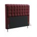 Cabeceira Rana 160 Para Cama Queen Sued Bordô Aradecor