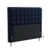 Cabeceira Rana 195 Decorativa de Cama King N-025 Veludo Azul Marinho Aradecor