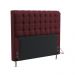 Cabeceira Rana 195 Decorativa de Cama King N-034 Veludo Bordô Aradecor
