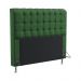Cabeceira Rana 195 Para Cama King Suede Verde Aradecor