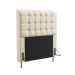 Cabeceira Rana 90 Decorativa de Cama Solteiro N-030 Veludo Bege Aradecor