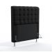 Cabeceira Rana 90 Para Cama de Solteiro Sued Preto Aradecor
