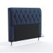 Cabeceira Sirius 140 Para Cama de Casal Sued Azul Marinho Aradecor