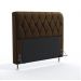 Cabeceira Sirius 140 Para Cama de Casal Sued Marrom Aradecor