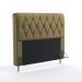 Cabeceira Sirius 160 Decorativa de Cama Queen N-029 Veludo Capuccino Aradecor