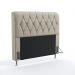 Cabeceira Sirius 160 Para Cama Queen Courino Bege Aradecor
