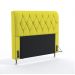 Cabeceira Sirius 160 Para Cama Queen Sued Amarelo Aradecor
