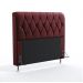 Cabeceira Sirius 160 Para Cama Queen Sued Bordô Aradecor