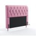 Cabeceira Sirius 195 Para Cama King Sued Rosê Aradecor