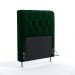 Cabeceira Sirius 90 Decorativa de Cama Solteiro N-026 Veludo Verde Aradecor