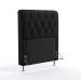 Cabeceira Sirius 90 Para Cama de Solteiro Sued Preto Aradecor