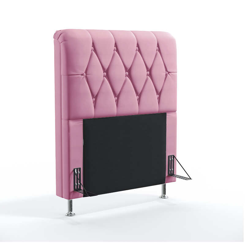 Cabeceira Sirius 90 Para Cama de Solteiro Sued Rosê Aradecor