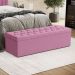 Calçadeira Sagitarius 140 Para Cama de Casal Sued Rosê Aradecor